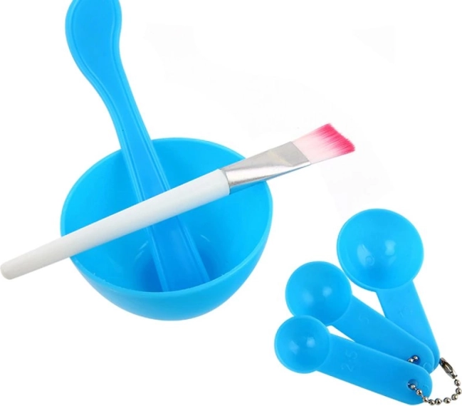 Ensemble de préparation de masques et de coloration des cheveux - bol, mesures, pinceau