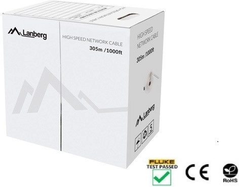 Câble UTP cat. 5e fil CU vert