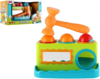 Banc à marteler avec petit marteau et miroir pour enfants 21 cm