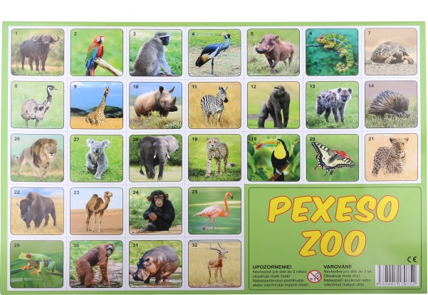 Pexeso ZOO Photographies d'Animaux