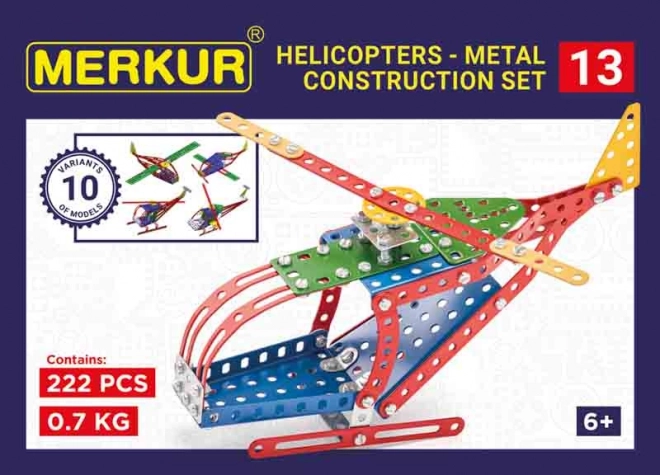 Jeu de construction Hélicoptère par MERKUR - 10 modèles
