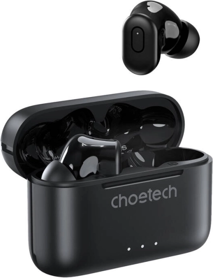 Écouteurs sans fil Choetech BH-T15 avec ANC + ENC (noir)