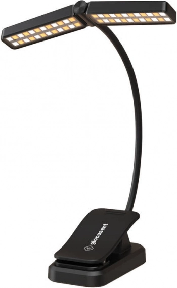 Lampe de lecture Glocusent Wingy USB-C noire