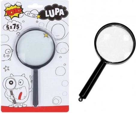 Loupe de lecture manuelle avec lentille en verre, 15 cm