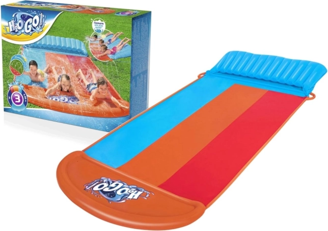 Toboggan aquatique à trois pistes 4,88 m Bestway