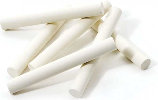 Craies blanches Jeujura, 10 pcs