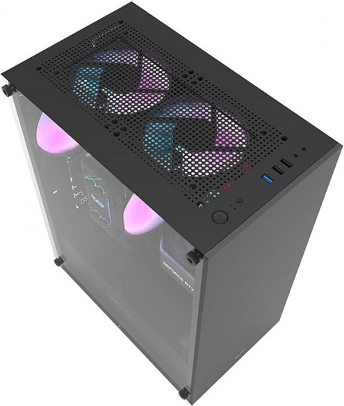 Boîtier de l'ordinateur Darkflash noir