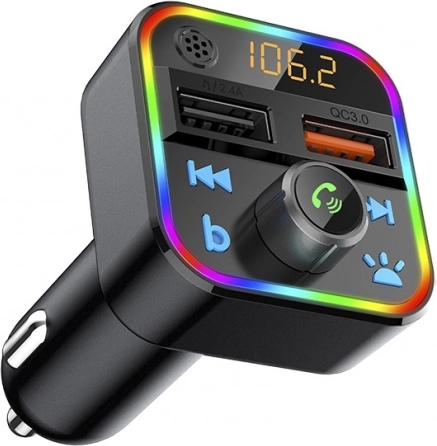 Émetteur FM BLOW avec Bluetooth 5.1 et QC3.0, éclairage RGB