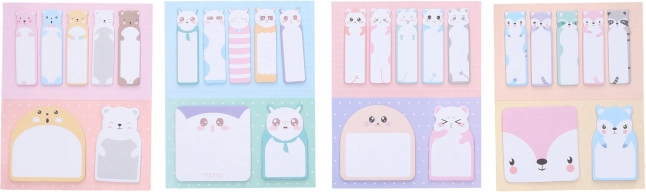 Bloc autocollant avec animaux