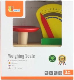 Balance pour enfant en bois pour jouer à la marchande