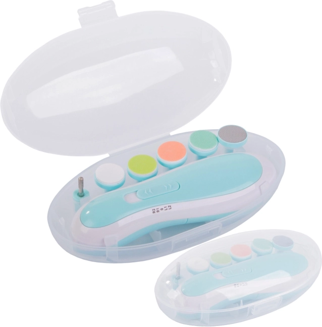 Lime à ongles électrique pour enfants et adultes avec étui
