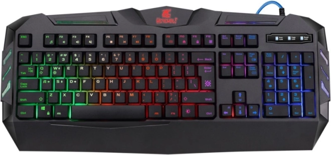 Clavier gaming Defender Werewolf GK-120DL avec interrupteurs à membrane et rétroéclairage