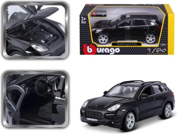 Modèle Porsche Cayenne Turbo noir 1/24