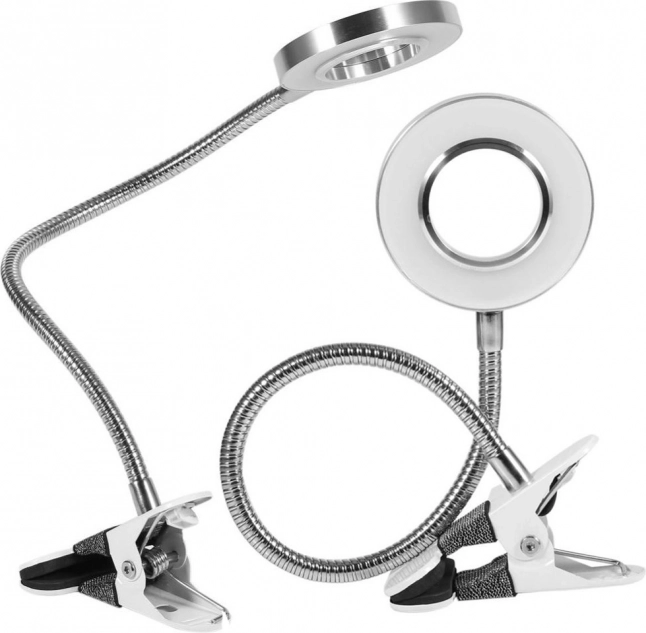 Lampe de table avec pince et 24 LED
