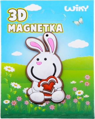 Aimant en forme de lapin 6 cm