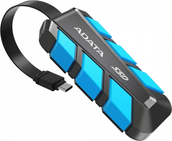 SSD externe ADATA SC740 2 To USB‑C 1050/1000 Mo/s bleu