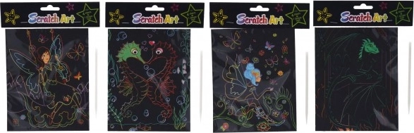 Images à gratter - ensemble créatif pour enfants