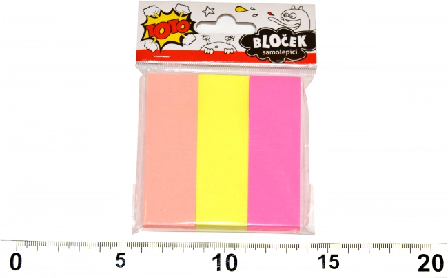 Bloc-notes autocollant 3 couleurs