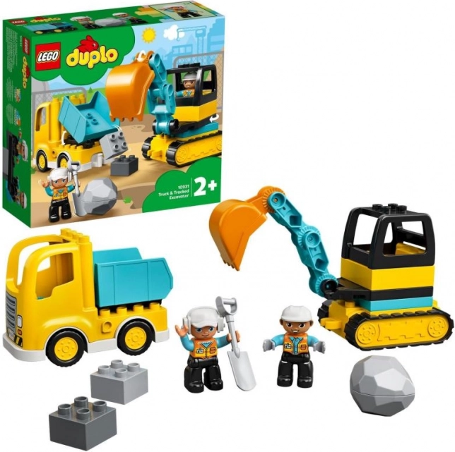 LEGO DUPLO 10931 Camion et excavatrice à chenilles