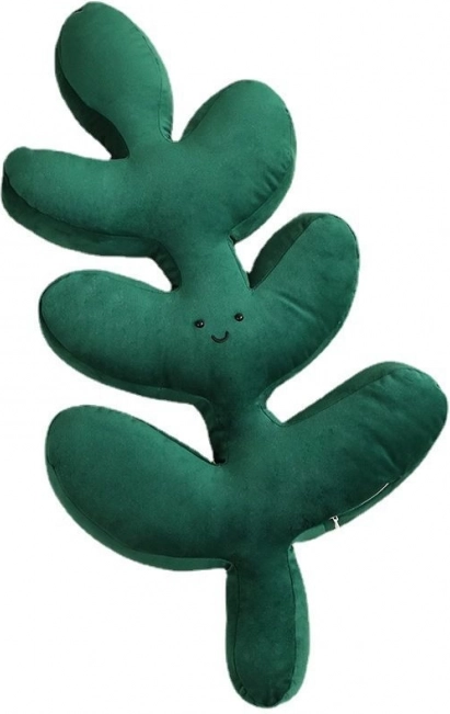 Coussin décoratif en peluche en forme de feuille – type 1