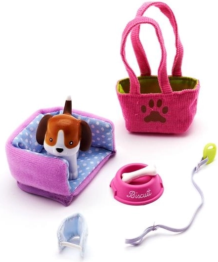 Lottie Biscuit beagle avec accessoires