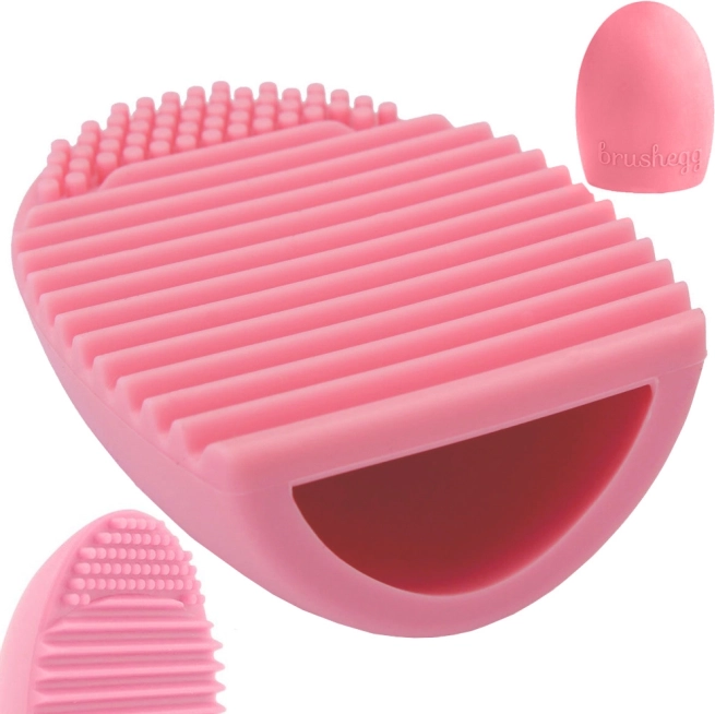 Œuf nettoyant en silicone pour pinceaux