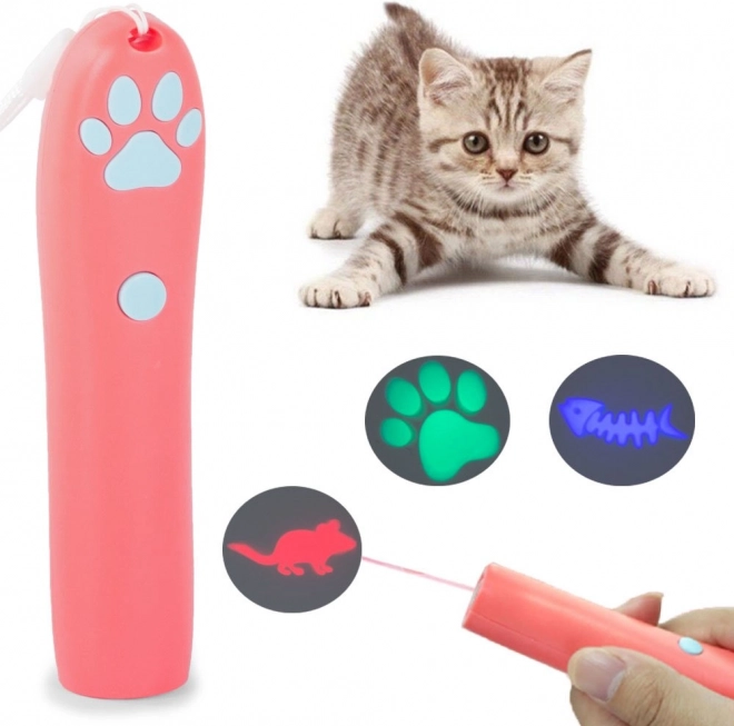 Pointeur laser pour chats – jouet lumineux à motifs