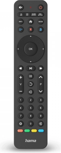 Télécommande universelle 8‑en‑1 avec Netflix et Prime Video