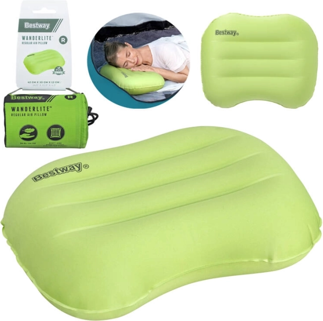 Coussin de voyage gonflable Bestway WanderLite vert