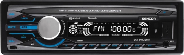 Autoradio SCT avec Bluetooth et microphone