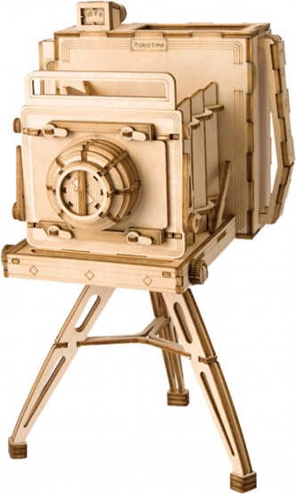Puzzle 3D en bois Appareil photo historique
