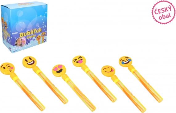 Bulle de savon motif smiley 70 ml