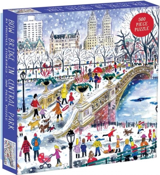 Puzzle carré Bow Bridge à Central Park 500 pièces