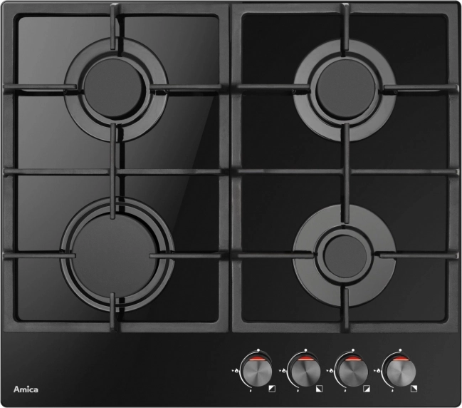 Table de cuisson gaz sur verre