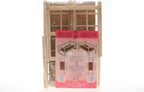 Lit en bois pour poupées