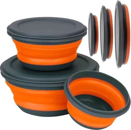 Bols en silicone pliables - 3 pièces