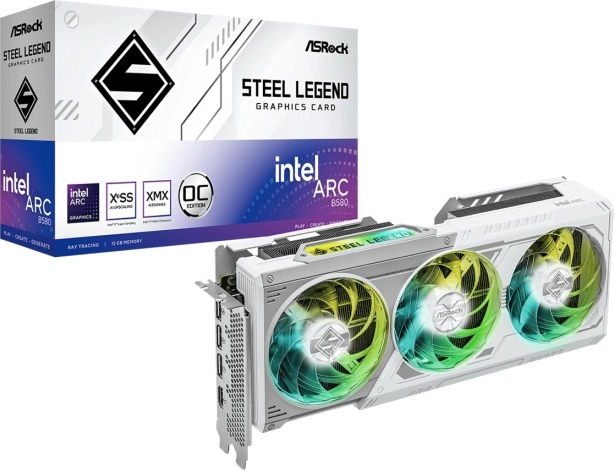 Carte graphique ASRock B580 Steel Legend 12GB OC GDDR6