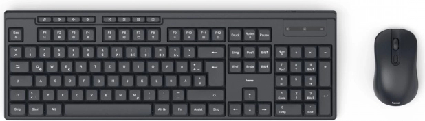 Clavier et souris sans fil Hama WKM-200 noir