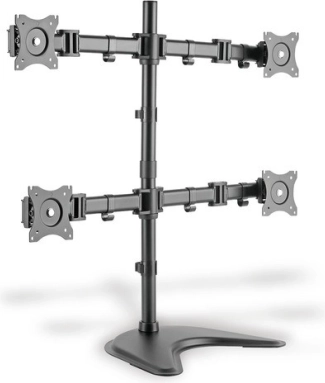 Support pour quatre moniteurs, 27 pouces, rotation 360°