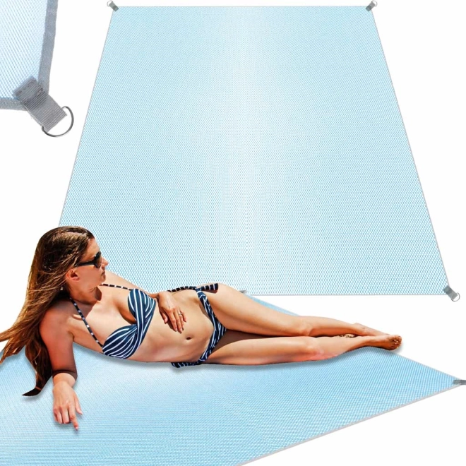 Tapis de plage antidérapant XXL 200x200cm