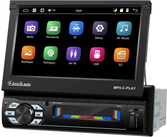 Moniteur de voiture Podofo 7" avec prise en charge de Carplay et Android Auto