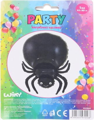 Ballon gonflable Araignée Noire
