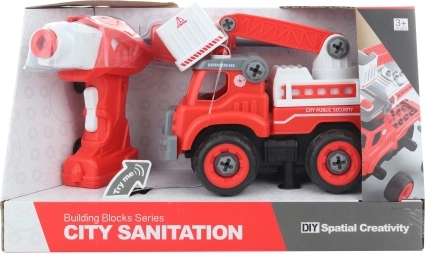Camion de pompiers à visser télécommandé