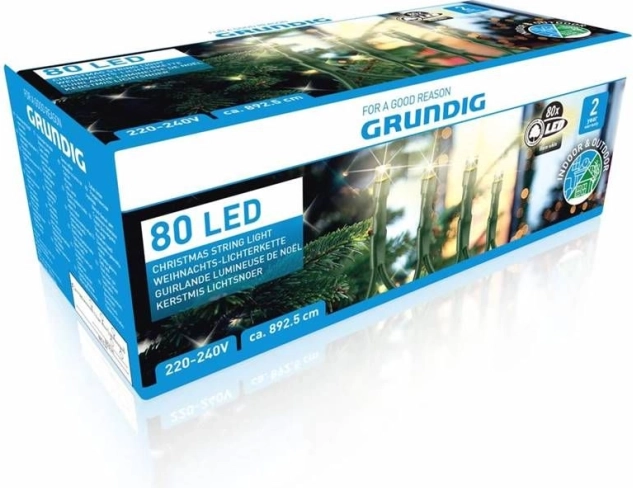 Guirlande de Noël d’extérieur avec 80 LED