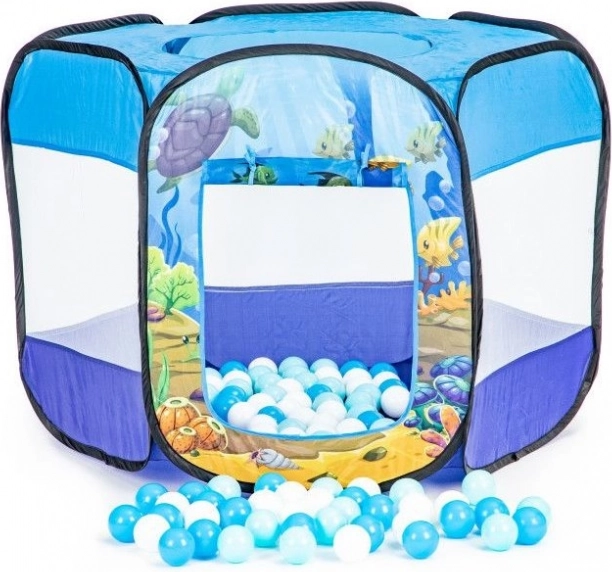 Tente pliable pour enfants avec piscine à balles et 100 balles