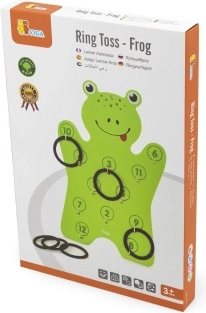 Jeu mural en bois – lancer d'anneaux
