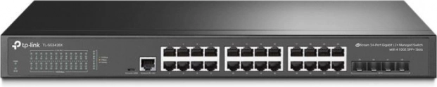 Switch JetStream L2+, 24 ports, 4 emplacements 10GE SFP+