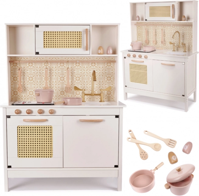 cuisine en bois pour enfants Retro avec accessoires