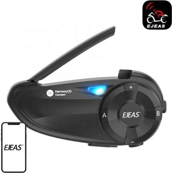 intercom moto EJEAS Q7 avec Bluetooth 5.1 et portée de 800 m