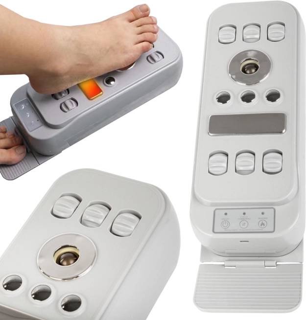 Appareil de massage électrique pour pieds avec chauffage et massage vibrant